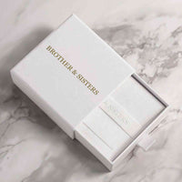 Thumbnail for Elegant white gift box from Brother & Sisters for the Moonlight Photo Necklace.