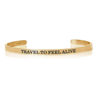 Thumbnail for Travel bracelet — product photo on a white background, gold