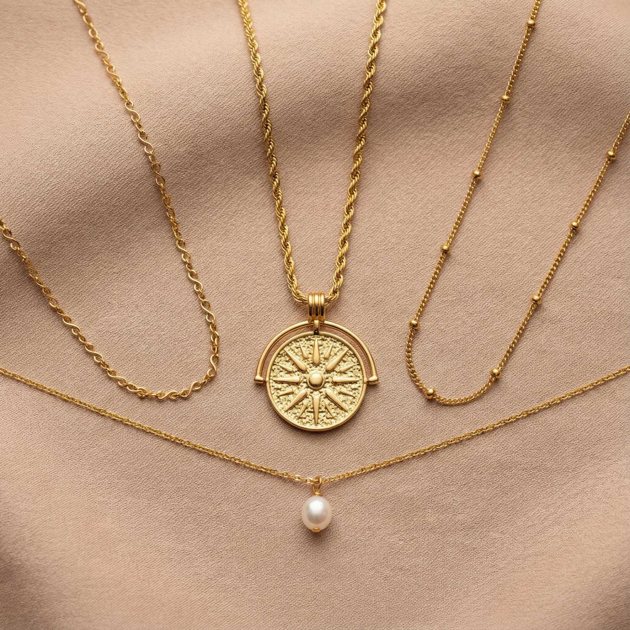 Golden Sun Necklace
