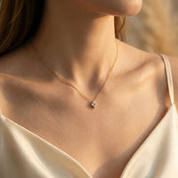 Thumbnail for Crystal Flower Necklace