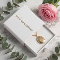 Thumbnail for Floral Photo Locket Necklace