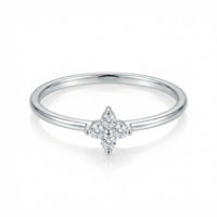 Thumbnail for Crystal Flower Ring