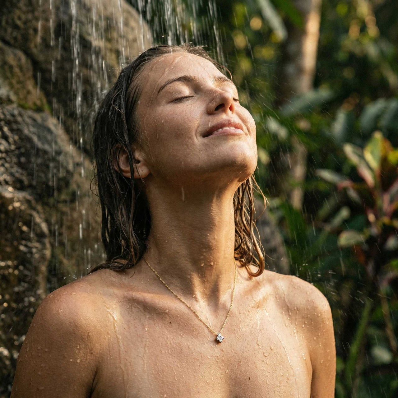 Crystal Flower Necklace