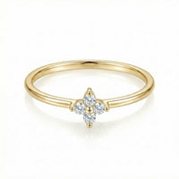 Thumbnail for Crystal Flower Ring