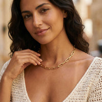 Thumbnail for Ria Paperclip Chain Necklace