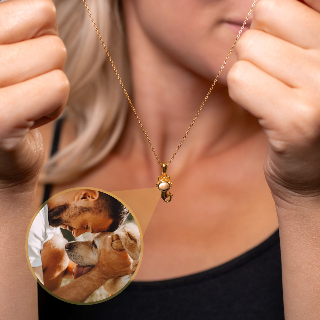 Animal Photo Necklace