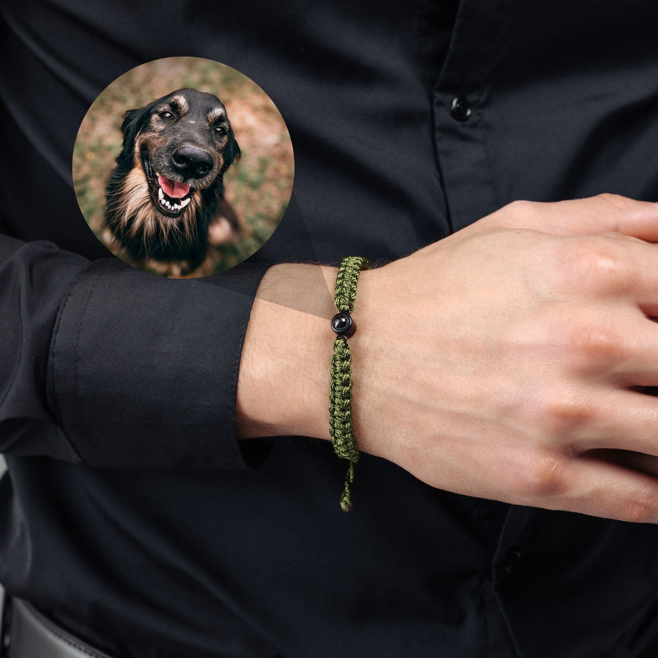 Herren Foto Armband