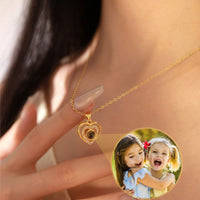 Thumbnail for Hearts Photo Necklace