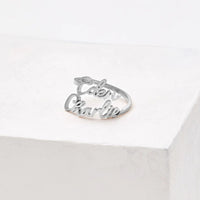 Thumbnail for Double Name Adjustable Ring