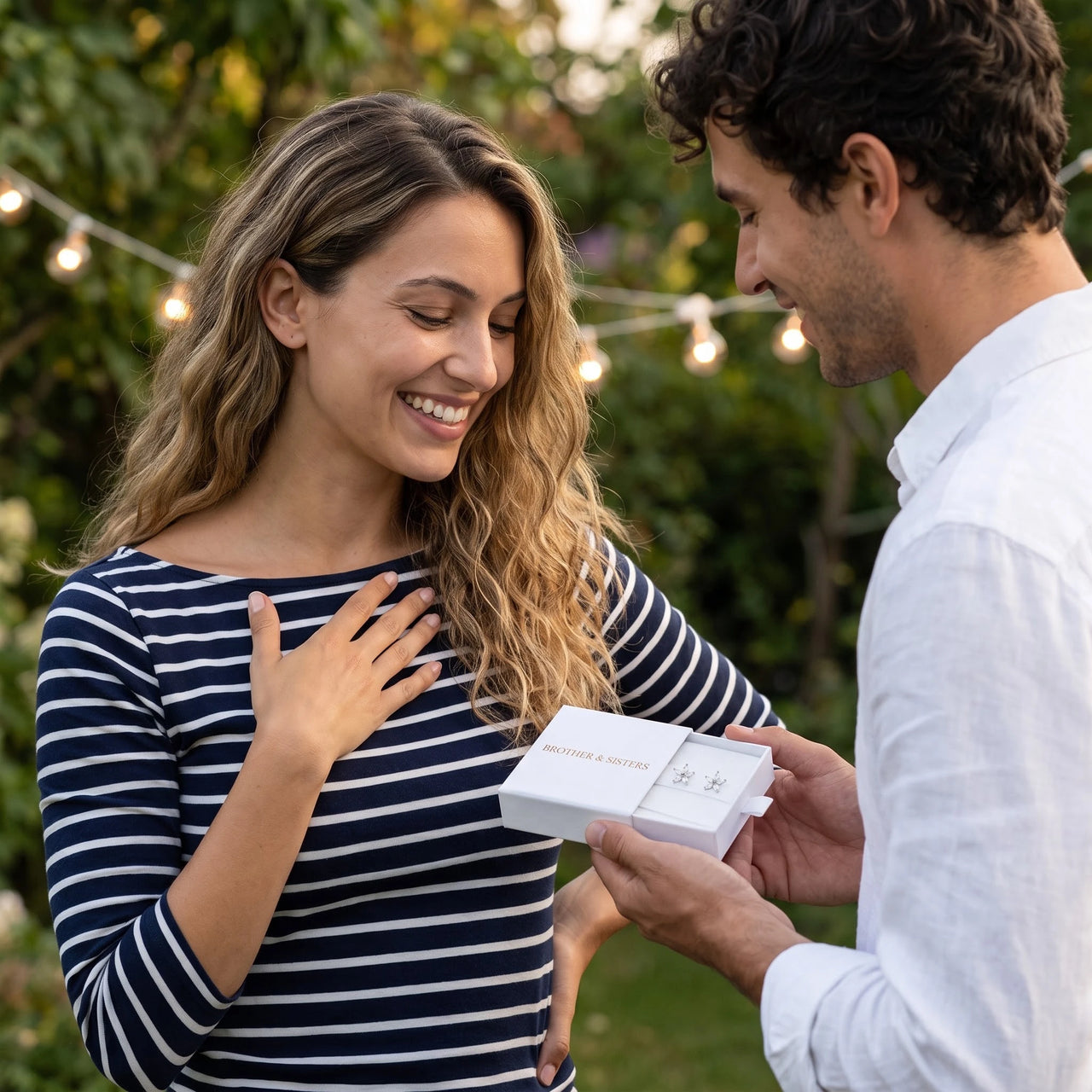 Stainless steel stud earrings — offered as a gift, silver | SKU: 419620-silver