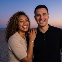 Thumbnail for Braided bracelet — worn by a couple, rose gold | SKU: lecorail-rg