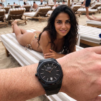 Thumbnail for Phantom men's watch worn on a man's wrist – Brother & Sisters (SKU 01122019-phantom)