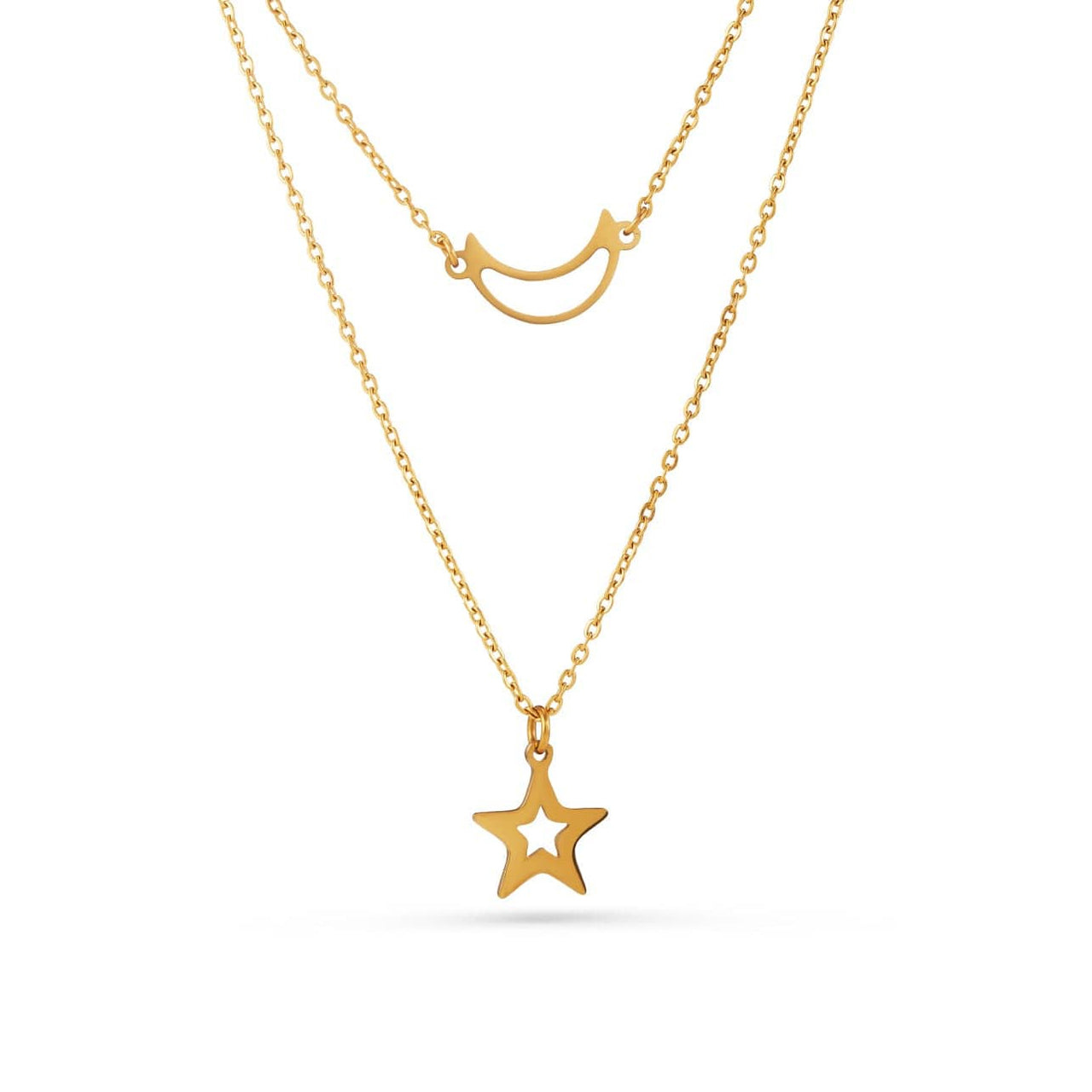 Moon & Star Necklace