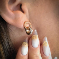 Thumbnail for Earrings with Joined Rings